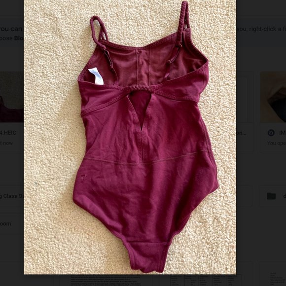 Ivivva Burgandy Leotard - Picture 2 of 2